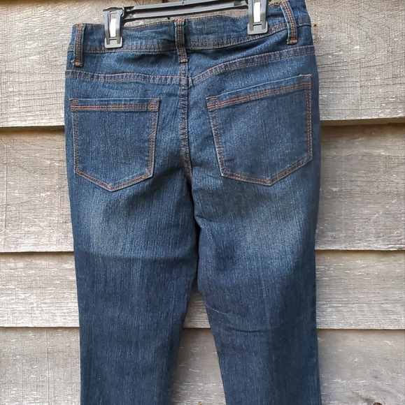 🆕Cuffed Denim Jean Capri NWOT Faded Glory Womens Size 4 Dark Wash Mid Rise - Picture 3 of 8